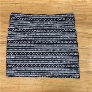 Skirt silver and black - Excellent condition
